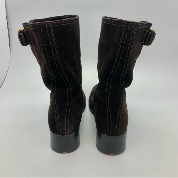 Prada suede moto boots - Picture 4 of 6